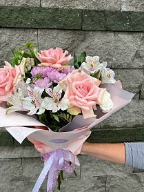 Букет Франция с альстромерией 